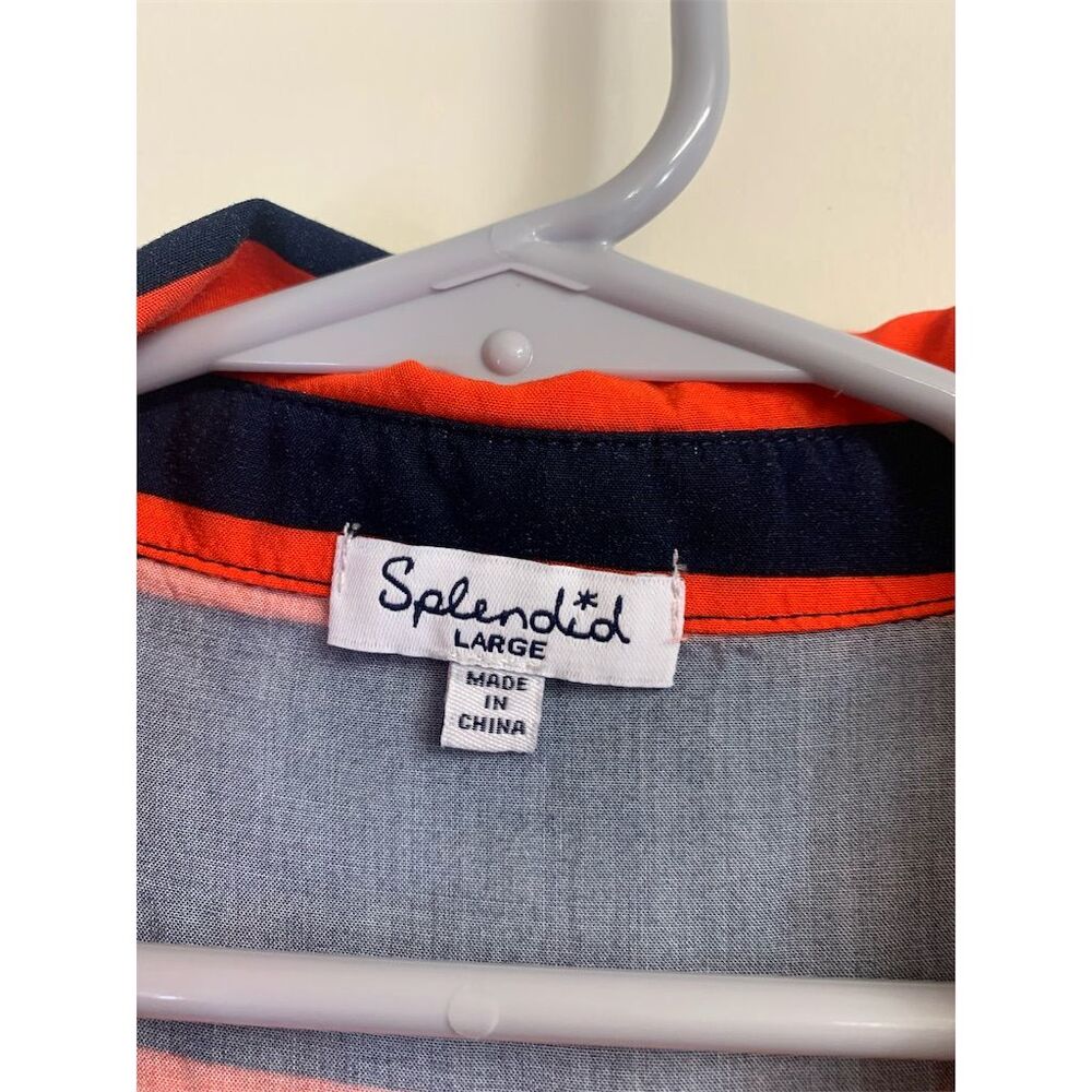 Splendid Women's Striped Collared Button-Front Tu… - image 3